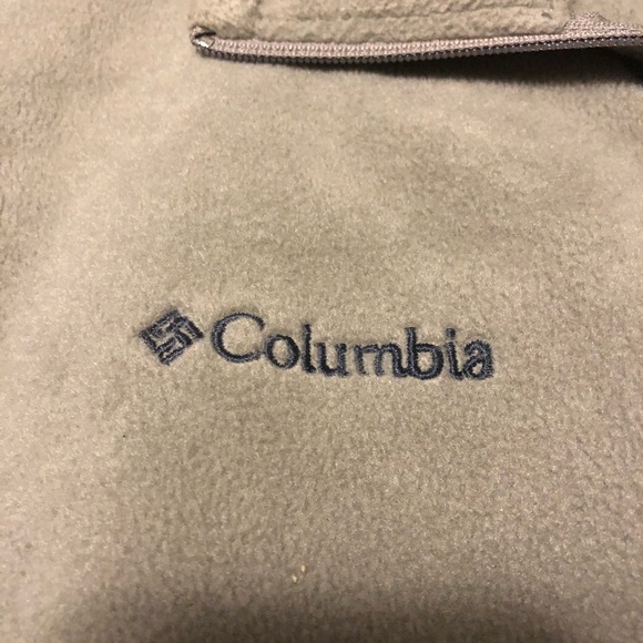 Columbia Gray Fleece Zip Front Vest - Picture 5 of 8